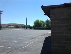 The parking lot of the bowling alley. - , Utah